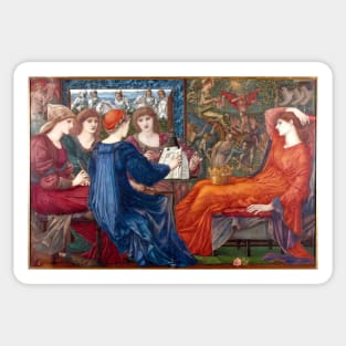 Laus Veneris (In Praise of Venus - Sir Edward Burne-Jones Sticker